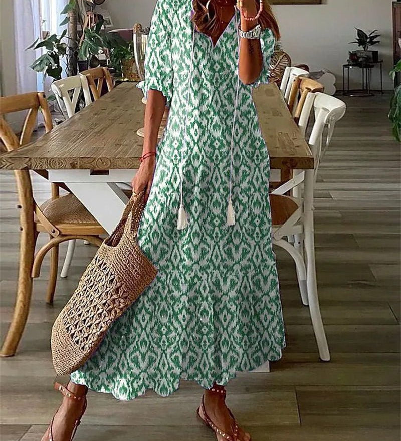 Luna | Boho Midi-Kleid für einen ungezwungenen Look