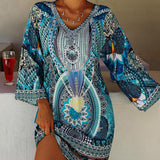 Emelia - Vibrante Boho-Druckkleid