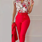 Florabel - Elegantes Ensemble mit Volantärmeln