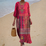 Chic und bequeme lange fließende Robe