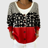 Bequemer Strick-Cardigan mit Knöpfen