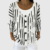 Bequemer, Knopf-Cardigan