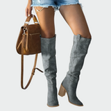 Knöchelhohe orthopädische Stiefel aus Leder