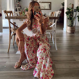 Shera - Maxi Kleid mit Blumenmuster