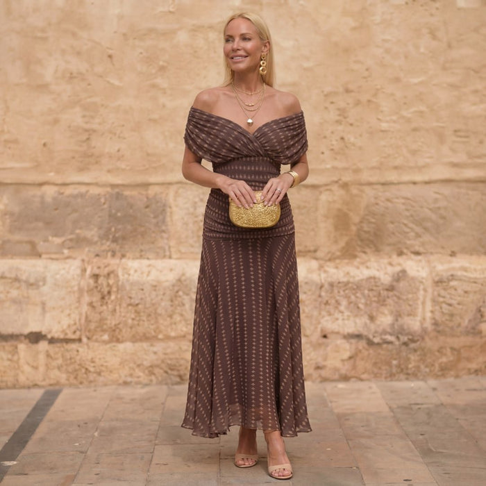 Sienna | Leichtes Geometrisches Kleid
