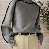 Donna | Eleganter Pullover mit Stehkragen