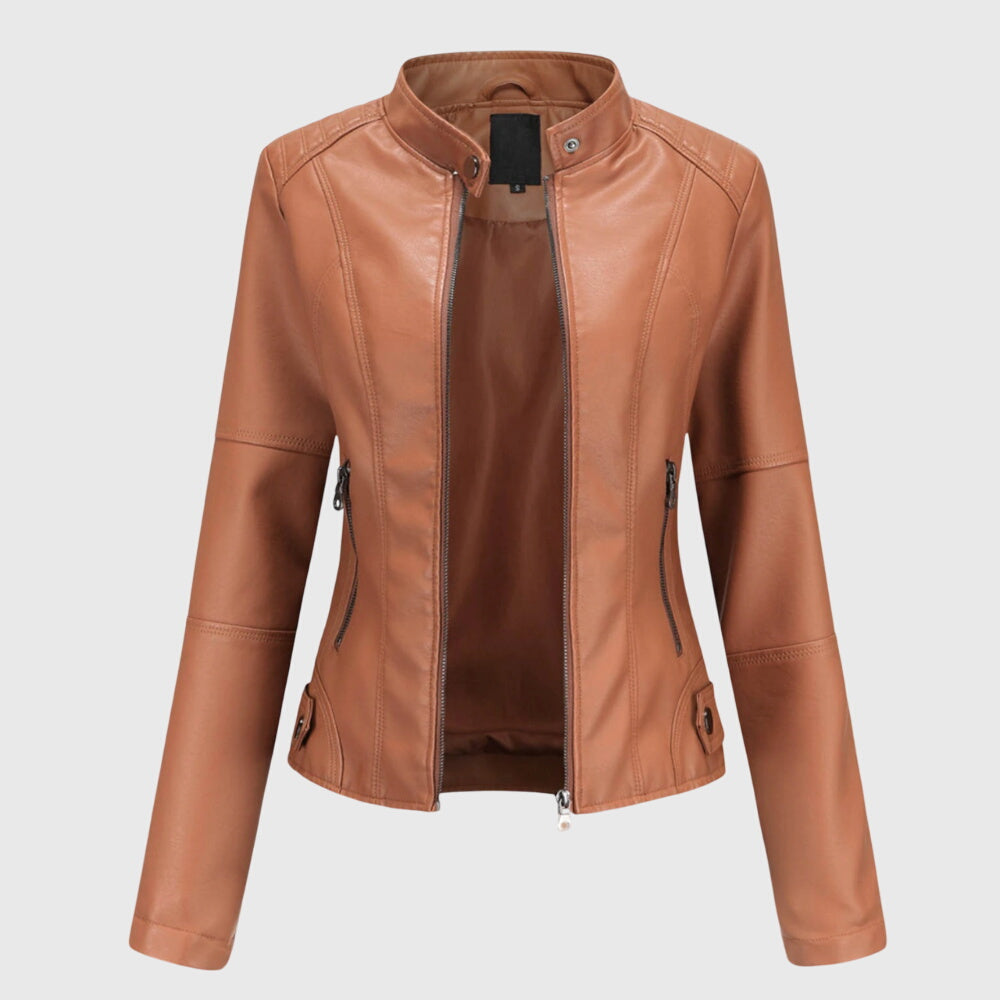 Giorgina™ - Elegante Lederjacke für Frauen