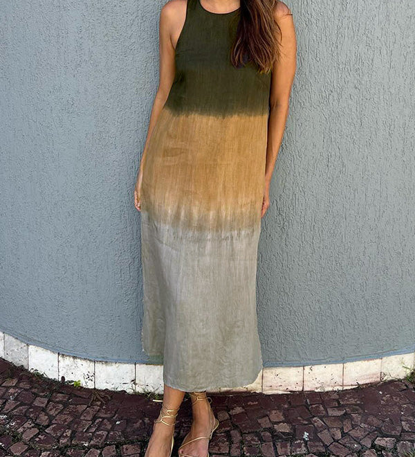 Heather - Lässiges Gradient Kleid