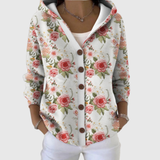 Magdalena | Bequeme Strickjacke mit Kapuze