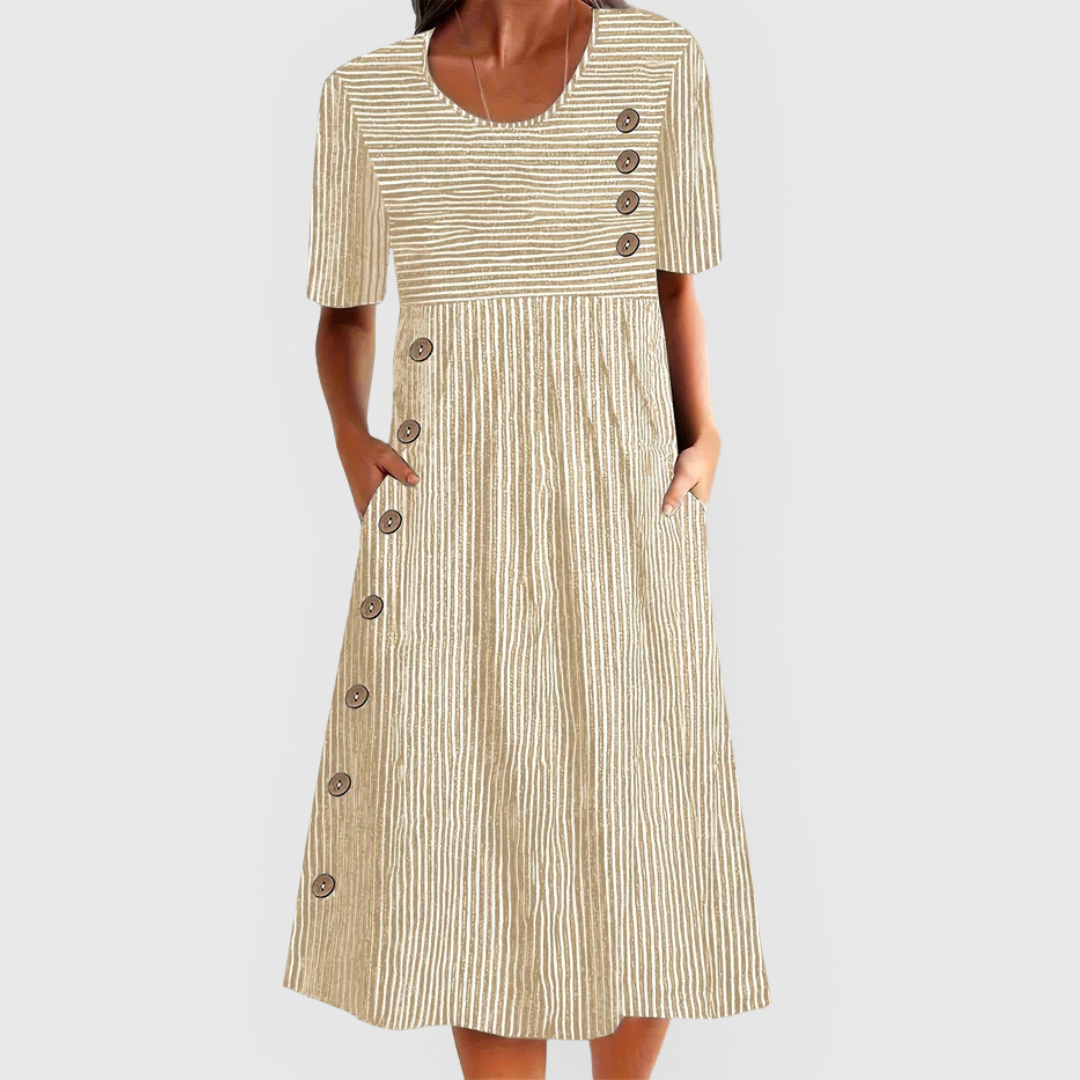 Jarna | Ringelkleid in Midilänge