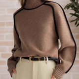 Donna | Eleganter Pullover mit Stehkragen