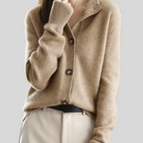 Claire | Kaschmir Cardigan im Retro-Stil