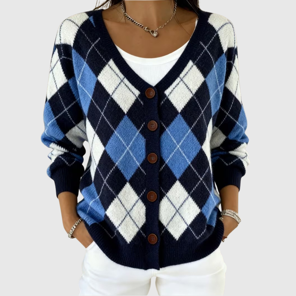 Frieda | Bequeme Strickjacke mit Knöpfen