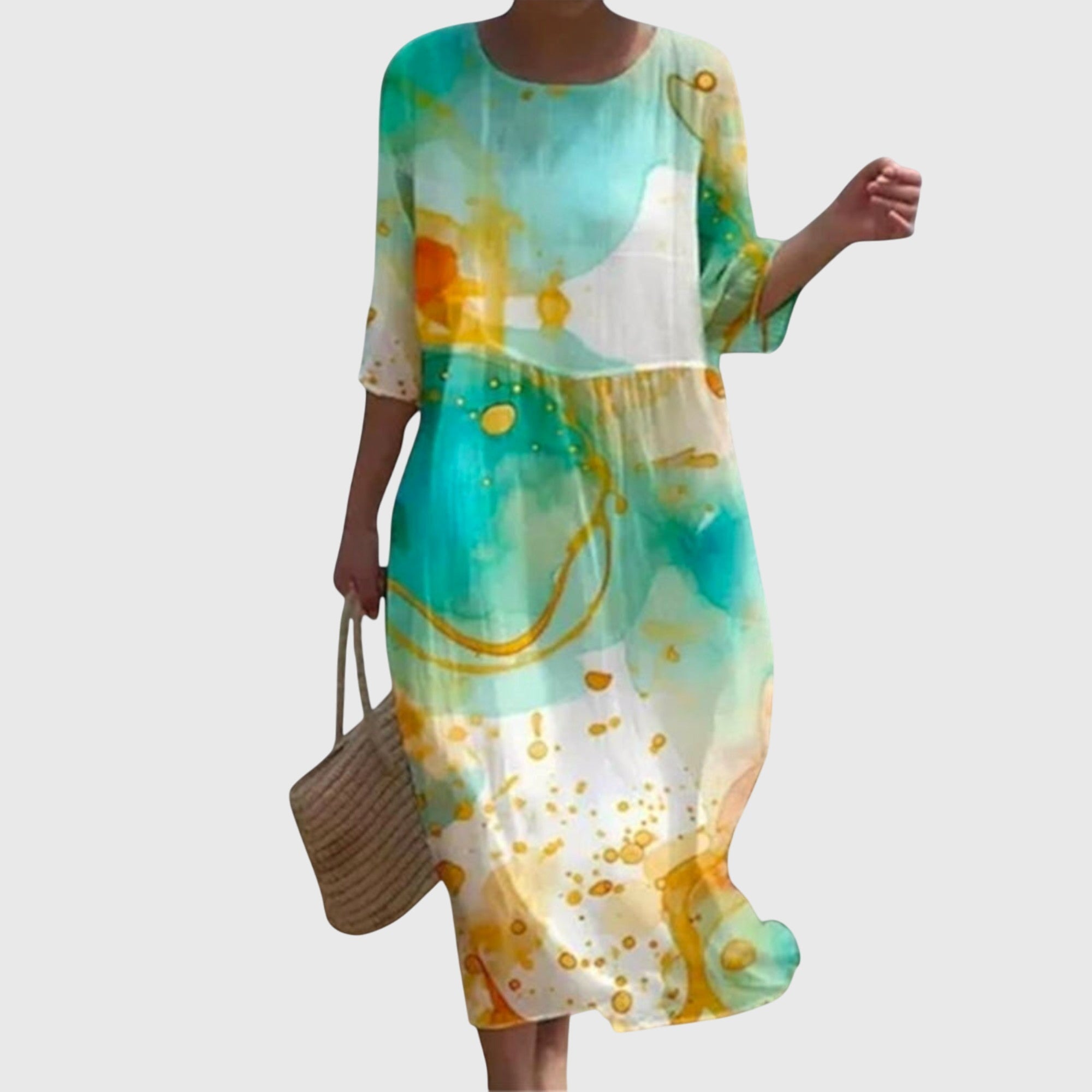 Hayley™ | Elegantes Maxi-Blumenkleid