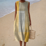 Bequeme Sommerkleid ohne Ärmel
