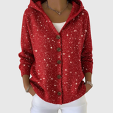 Marie | Bequeme Strickjacke mit Kapuze