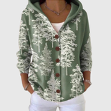 Strick-Cardigan mit Kapuze