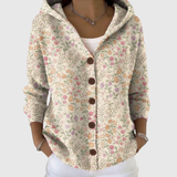 Hooded Strick-Cardigan