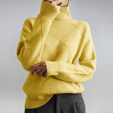 Lauren | Luxuriöser Kaschmirpullover mit Stehkragen