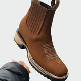 Leder-Cowboystiefel