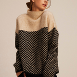 Norah | Pullover aus Baumwolle mit Stehkragen