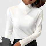 Clair | Eleganter Pullover mit Stehkragen