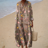Flatterndes Sommerkleid mit Druck