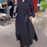 Sylvie - Weit geschnittenes Maxikleid