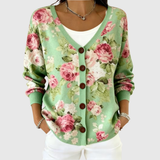 Bequemer Strick-Cardigan mit Knöpfen