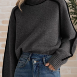 Donna | Eleganter Pullover mit Stehkragen