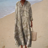 Flatterndes Bedrucktes Sommerkleid