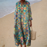 Flatterndes Bedrucktes Sommerkleid