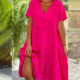 Bexley - Lässiges Sommerkleid mit V-Ausschnitt