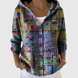 Hoodie-Strickcardigan