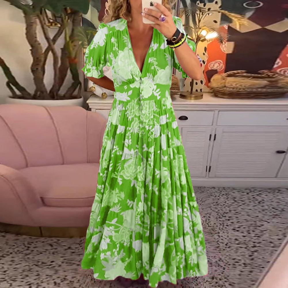 Floriana - Vibrante Blumenkleid