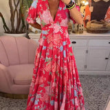 Floriana - Vibrante Blumenkleid