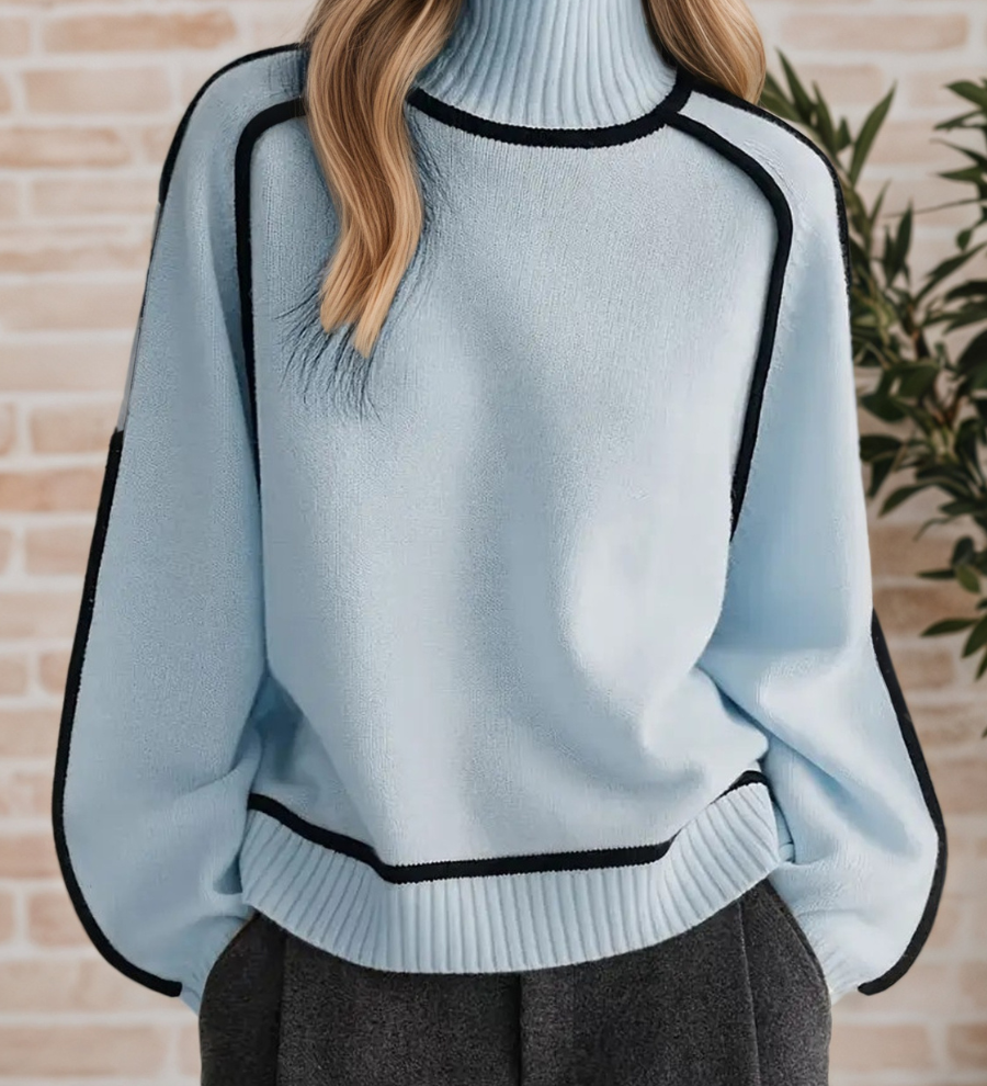 Donna | Eleganter Pullover mit Stehkragen