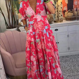 Floriana - Vibrante Blumenkleid