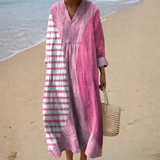 Flatterndes Sommerdruckkleid