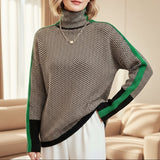 Eleanor | Hochkragen Herringbone Luxe