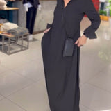 Sylvie - Weit geschnittenes Maxikleid