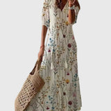 Amalia | Vintage Boho Maxikleid für den Sommer