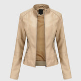 Giorgina™ - Elegante Lederjacke für Frauen