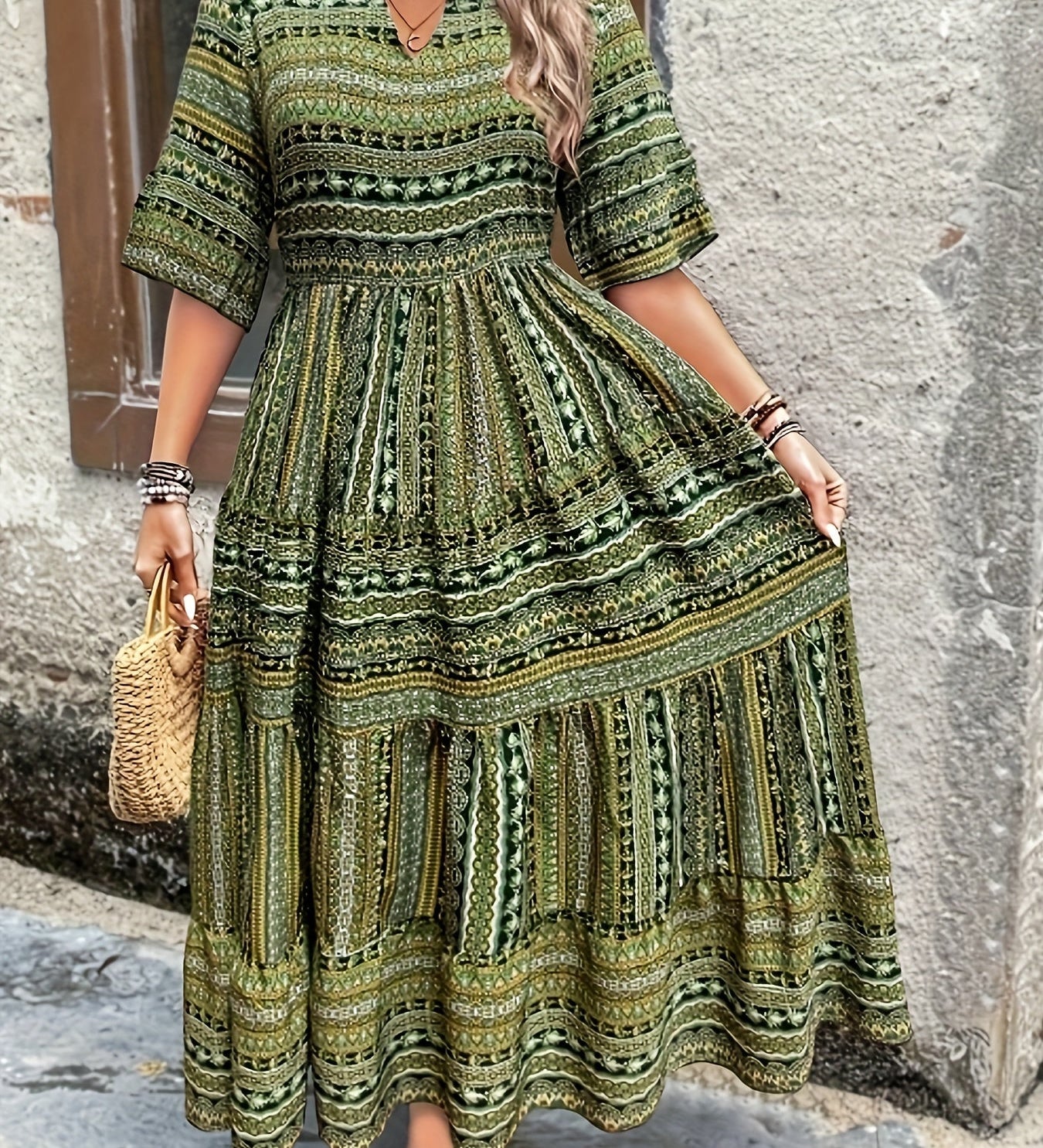 Joraine - Fließendes Ethno-Kleid
