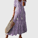 Amalia | Vintage Boho Maxikleid für den Sommer