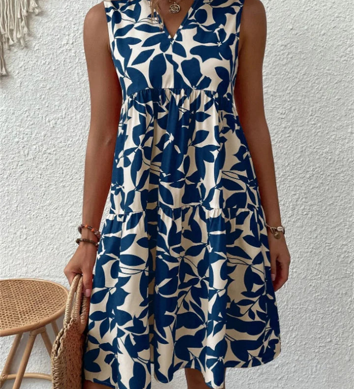 Tasha | Fließendes Midi-Kleid