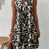 Tasha | Fließendes Midi-Kleid