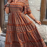 Joraine - Fließendes Ethno-Kleid