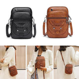 Laura™ | Strukturierte Lederhandtasche