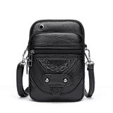 Laura™ | Strukturierte Lederhandtasche